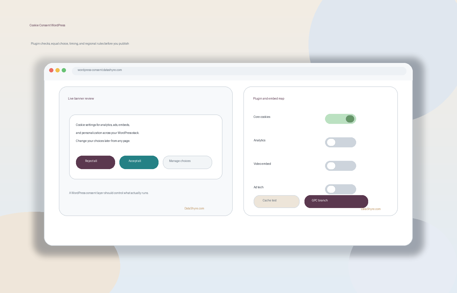 Cookie Consent WordPress: 8 Live Checks for Plugins, Tags, and GPC in 2026