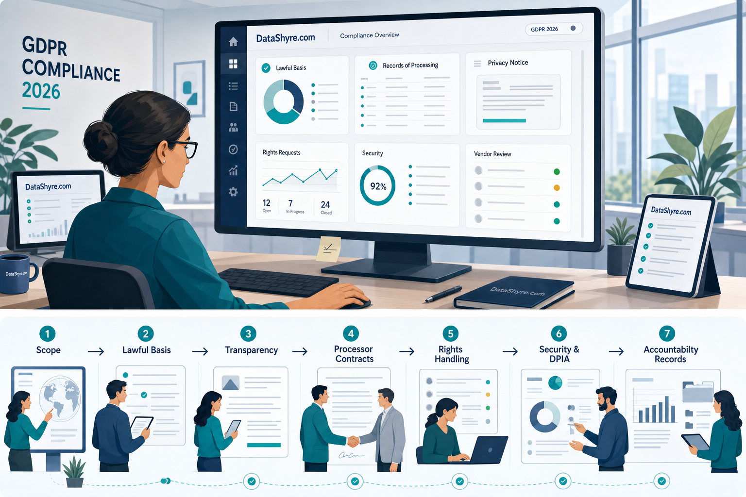 GDPR Compliant in 2026: 7 Practical Checks for Sites, Apps, and Forms